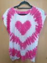 Tie Dye Top - White Pink